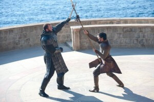 game of thrones duel 4x08 Montagne contre vipere Oberyn
