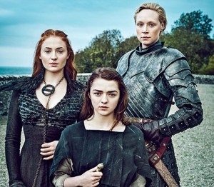 Sansa-Stark-Arya-Stark-Brienne-game of thrones saison 6 got 620