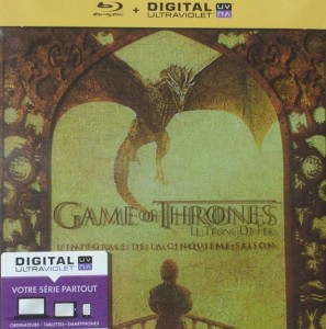 blu-ray game of thrones saison 5 jaquette UV