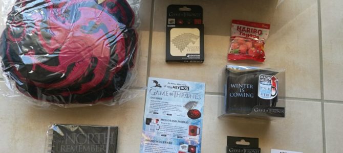 Unboxing : MyABYBOX spéciale Game of Thrones Unboxing : MyABYBOX spéciale Game of Thrones